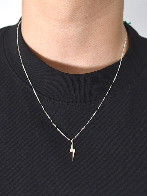 EDF BOLT NECKLACE (S)  Silver - 50cm