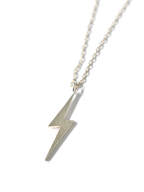 EDF BOLT NECKLACE (S)  Silver - 50cm
