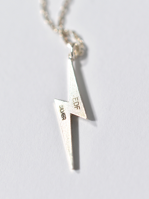 EDF BOLT NECKLACE (S)  Silver - 50cm