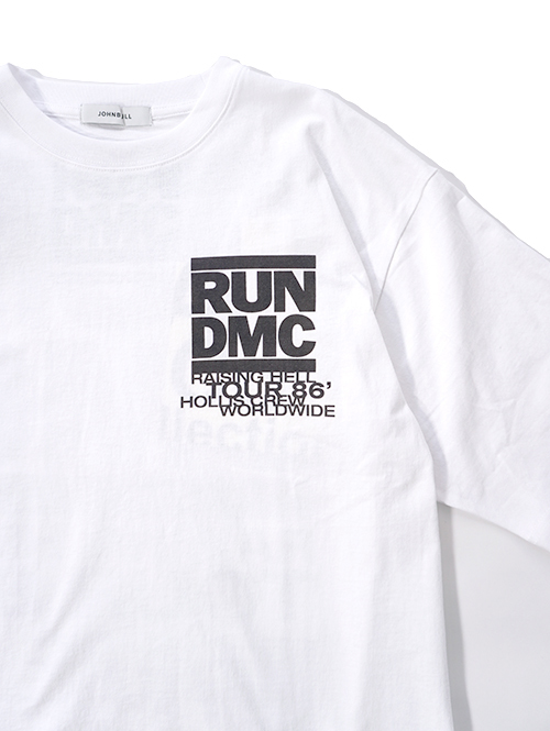 JOHNBULL  ARTIST Tシャツ - RUN DMC-White