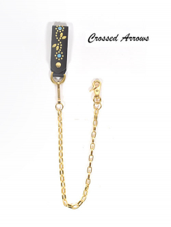 CROSSED ARROWS  ウォレットチェーン Gold/Black/Turquoise