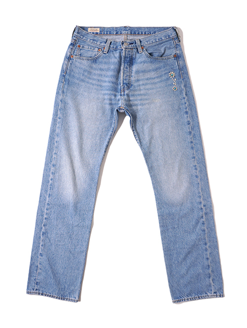 Vintage Levi's カスタムデニムパンツ 501 - 32 (D) 縦柄