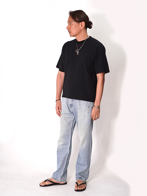 Vintage Levi's カスタムデニムパンツ 505 - 33 (C) 縦柄
