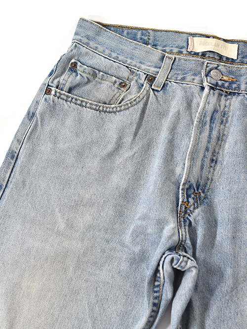 Vintage Levi's カスタムデニムパンツ 505 - 33 (C) 縦柄