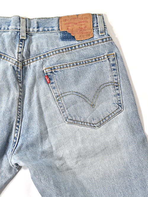 Vintage Levi's カスタムデニムパンツ 505 - 33 (C) 縦柄