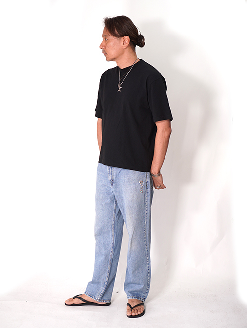 Vintage Levi's カスタムデニムパンツ 550 - 33 (B) 縦柄