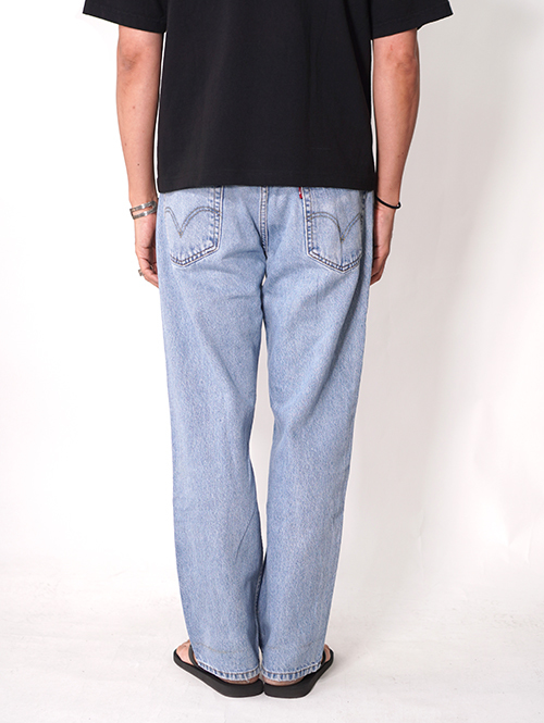 Vintage Levi's カスタムデニムパンツ 550 - 33 (B) 縦柄