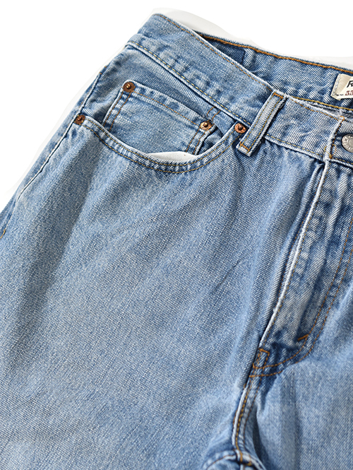 Vintage Levi's カスタムデニムパンツ 550 - 33 (B) 縦柄