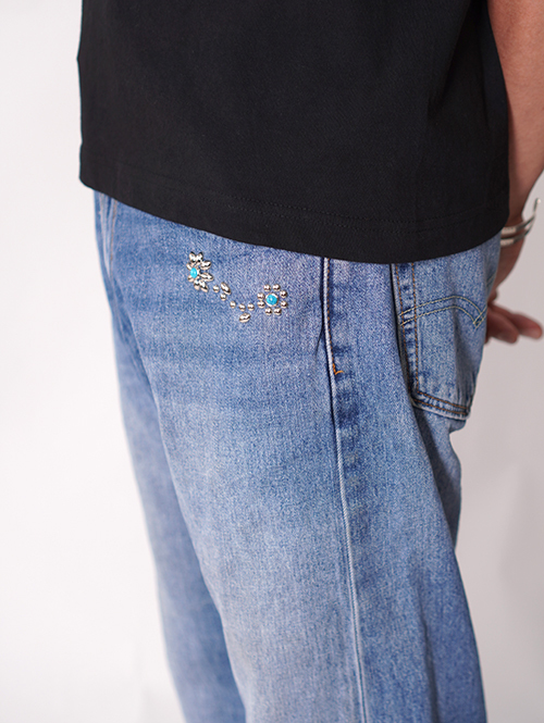 Vintage Levi's カスタムデニムパンツ 505 - 33 (D) 横柄