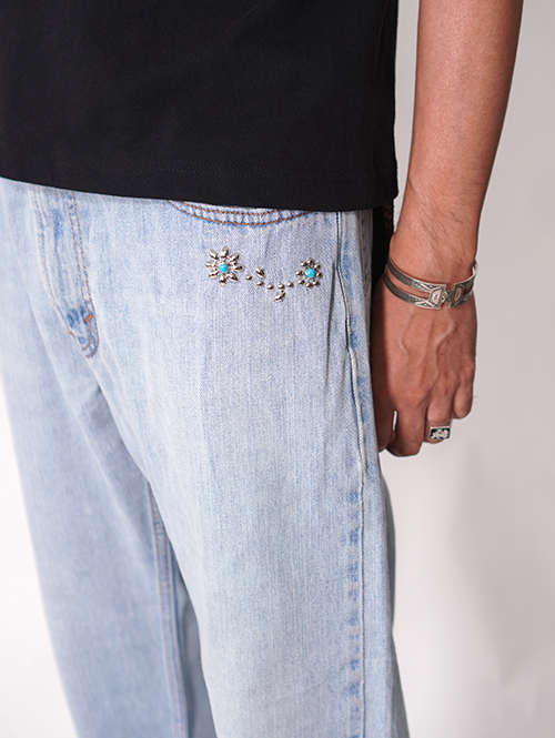 Vintage Levi's カスタムデニムパンツ 505 - 34 (C) 横柄
