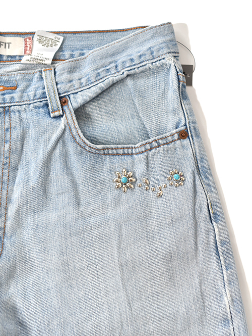 Vintage Levi's カスタムデニムパンツ 505 - 34 (C) 横柄