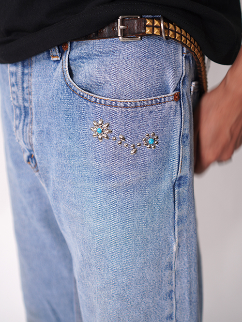 Vintage Levi's カスタムデニムパンツ 505 - 34 (A) 横柄