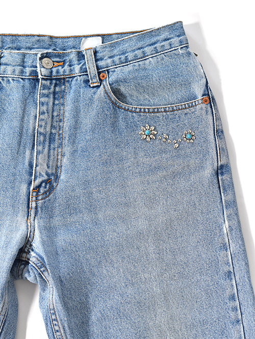 Vintage Levi's カスタムデニムパンツ 505 - 34 (A) 横柄