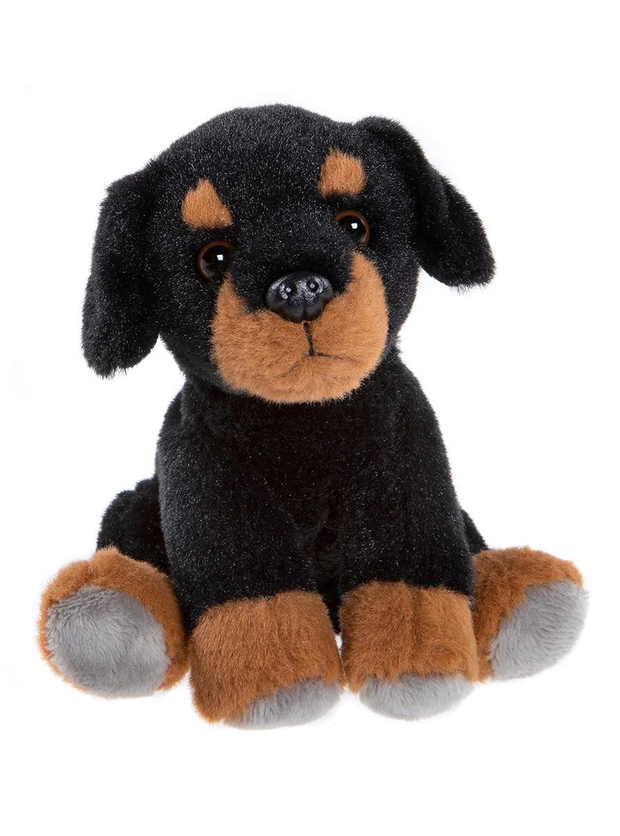 Charlie Bears Cuddle Cub Rottie Dog　【ちいさいぬいぐるみ】　いぬのぬいぐるみ　イヌ　いぬ　