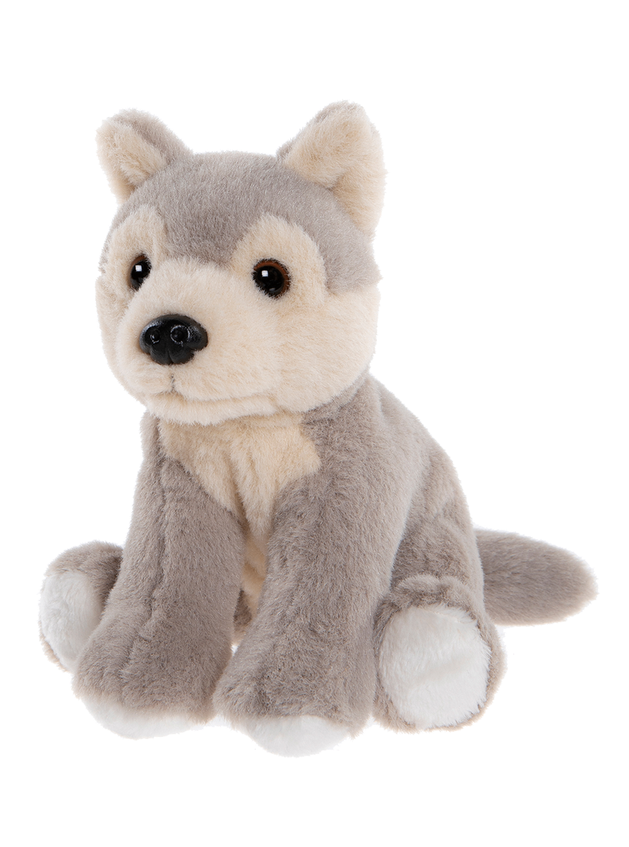 Charlie Bears　Cuddle Cub Wolf　【ちいさいぬいぐるみ】　おおかみのぬいぐるみ　オオカミ　狼 ぬいぐるみ
