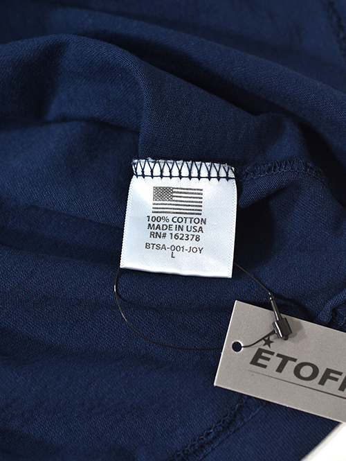  BTSA  Standard Fit Short Sleeve Tee -Navy
