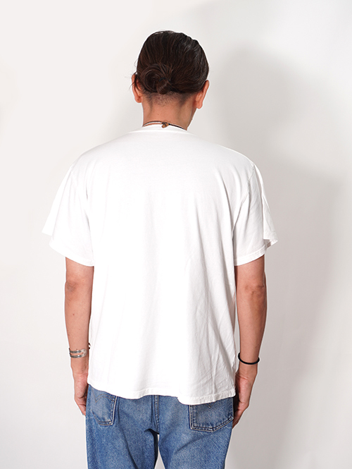 BTSA  Wide & Boxy Fit Short Sleeve Tee - White