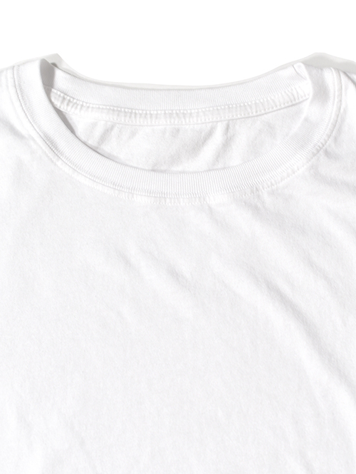 BTSA  Wide & Boxy Fit Short Sleeve Tee - White