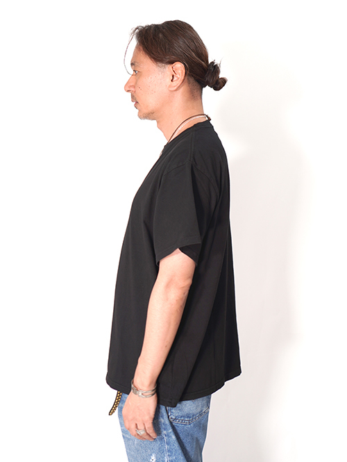 BTSA  Wide & Boxy Fit Short Sleeve Tee - Black