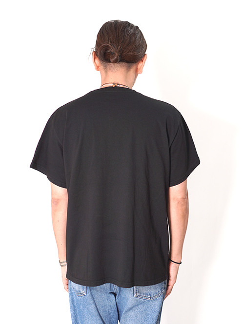 BTSA  Wide & Boxy Fit Short Sleeve Tee - Black