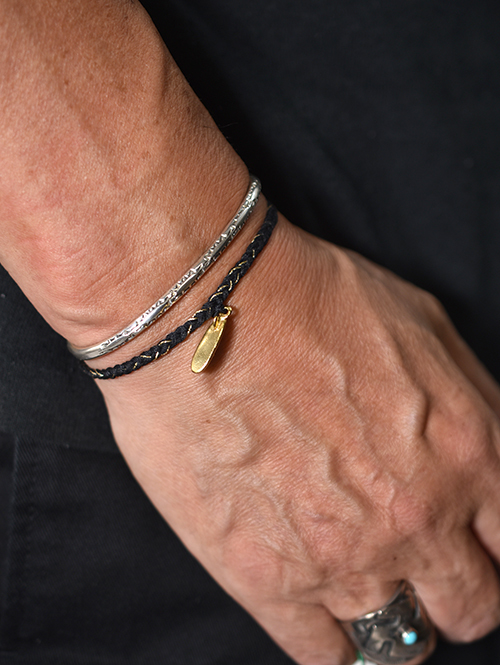 NAVAJO Hand Made Silver Bangle(A)