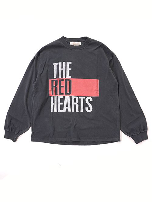REMI RELIEF  「THE RED HEARTS」　L/Tee 　Vintage加工