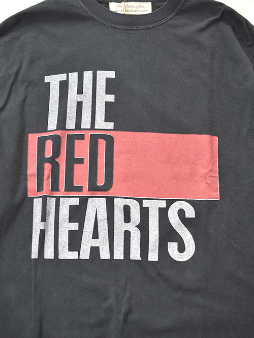 REMI RELIEF  「THE RED HEARTS」　L/Tee 　Vintage加工