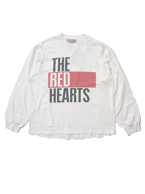 REMI RELIEF  「THE RED HEARTS」　L/Tee 　Vintage加工