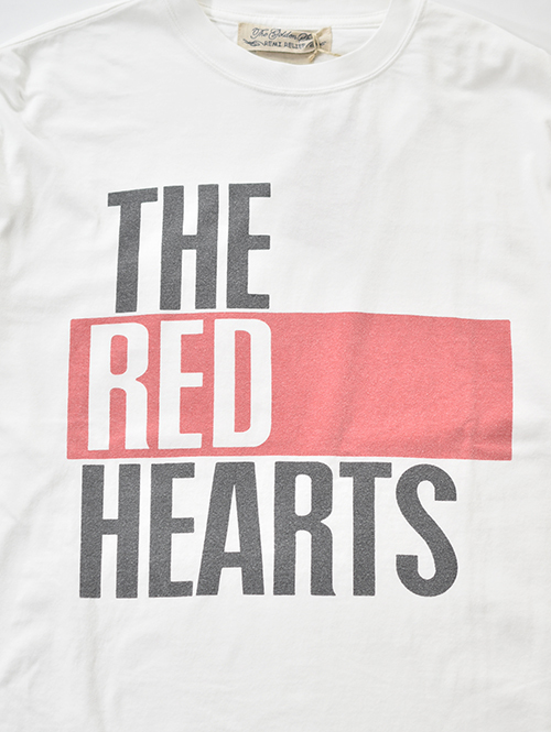 REMI RELIEF  「THE RED HEARTS」　L/Tee 　Vintage加工