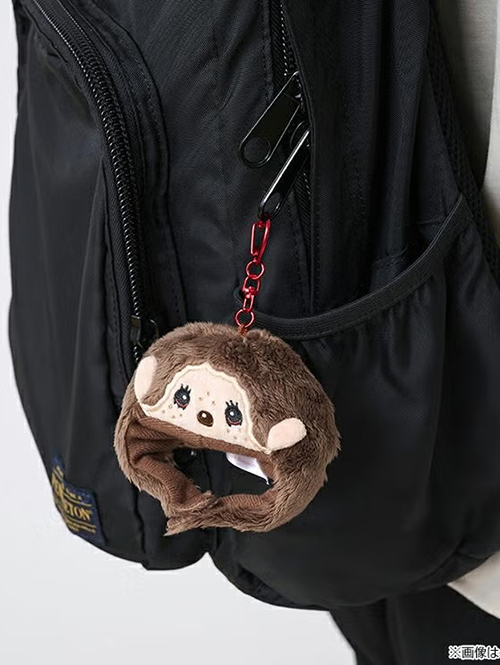 ファンキャップキーホルダー｜おんなのこ｜Monchhichi 【モンチッチ】ぬいぐるみ| Capチャーム Girl｜モンチッチバッグチャーム