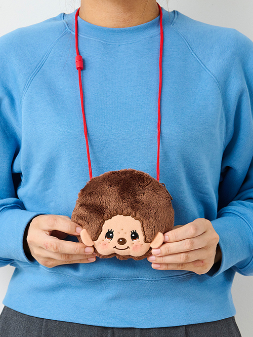 モンチッチ【Monchhichi】｜ネックポーチ　モンチッチちゃん｜ポーチ　
