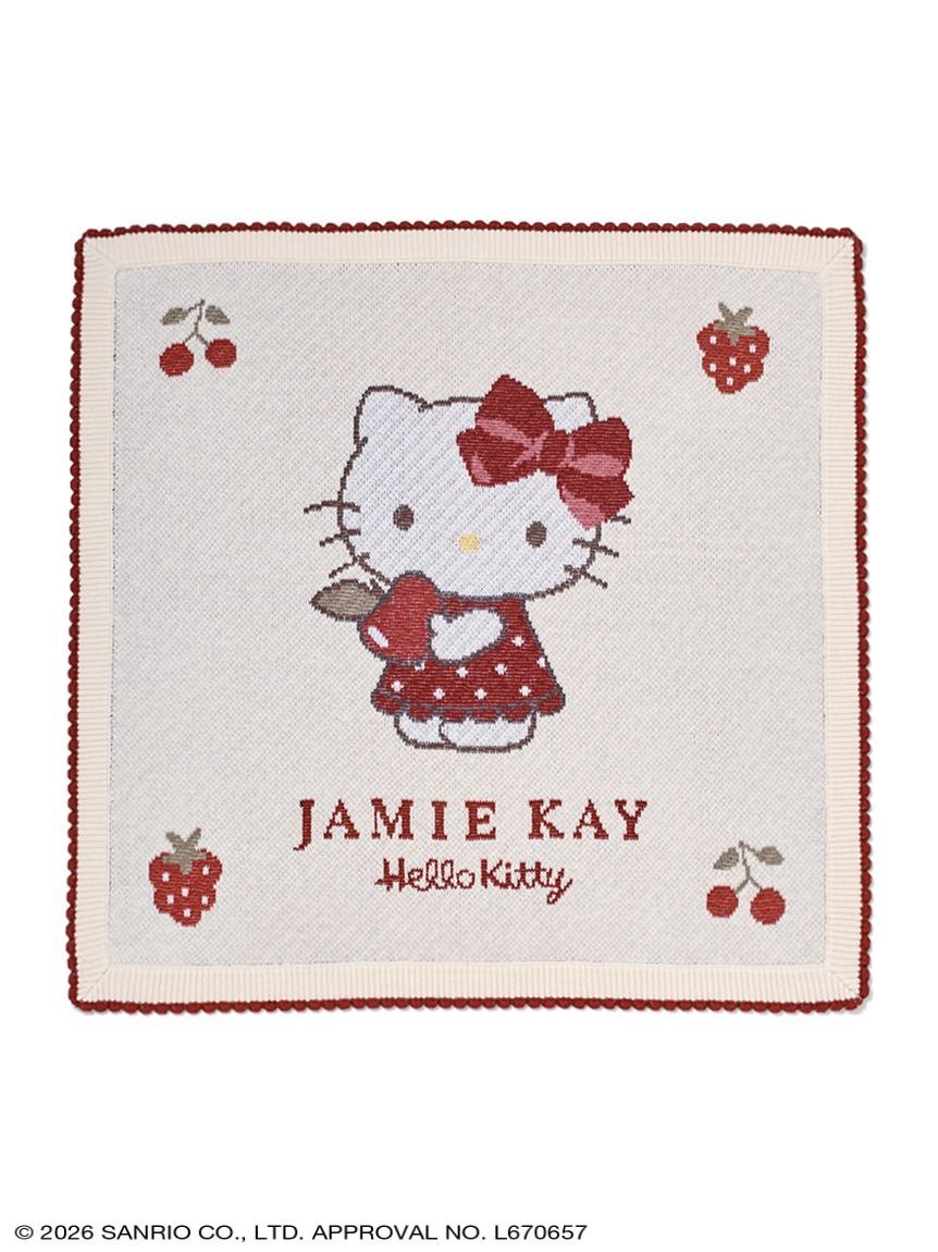JAMIE KAY(ジェイミーケイ)  【HELLO KITTY】ニットJQブランケット