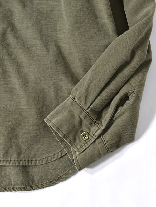 REMI RELIEF  Wide Military shirt (刺繍：Japan) - Khaki