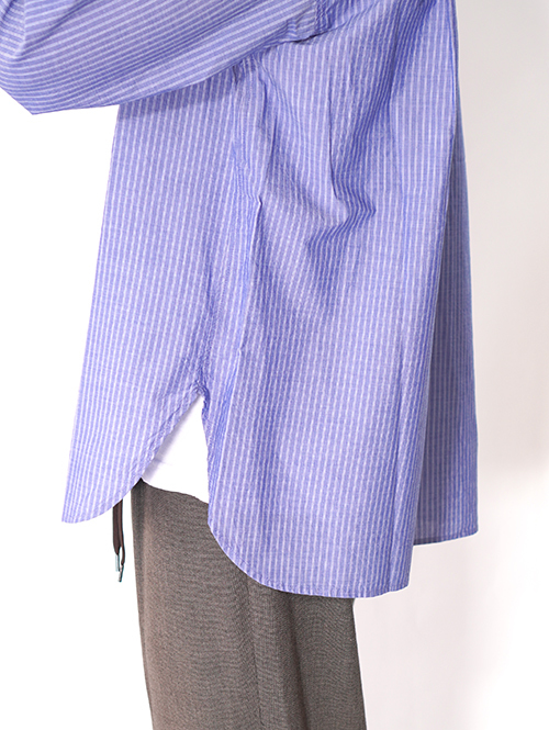 LANCER CLOTHING  ストライプシャツ - Blue