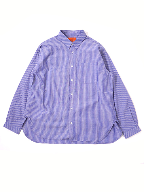 LANCER CLOTHING  ストライプシャツ - Blue