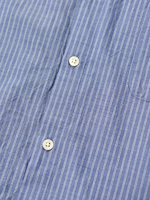 LANCER CLOTHING  ストライプシャツ - Blue
