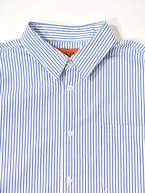 LANCER CLOTHING  ストライプシャツ - White