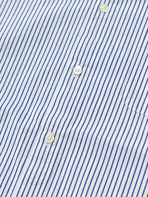 LANCER CLOTHING  ストライプシャツ - White
