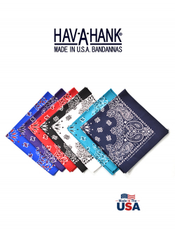 HAV A HANK  |  ペイズリーバンダナ 6色