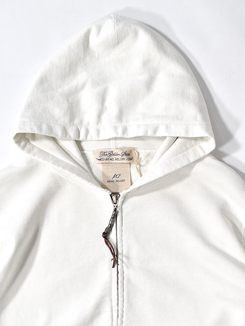 REMI RELIEF  |  SP加工裏毛ZIPパーカー - Off White