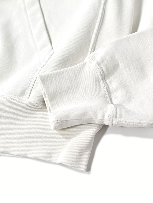REMI RELIEF  |  SP加工裏毛ZIPパーカー - Off White