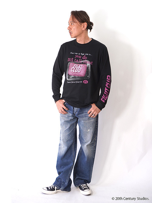 GOOD ROCK SPEED | FIGHT CLUB / GRAPHIC LONG SLEEVE Tシャツ