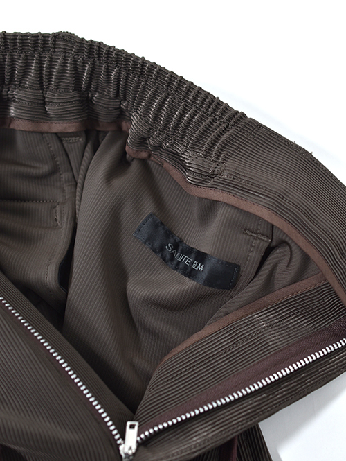 SALUTE HELM  |ロイカ™︎コードピケ リラックスイージーパンツ (66505) - Brown