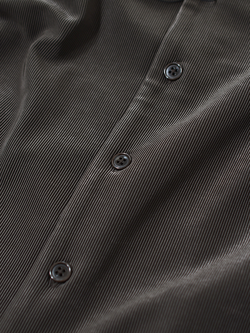 SALUTE HELM  | ロイカ™︎コードピケ サイドポケ付シャツジャケット((56505) - Brown