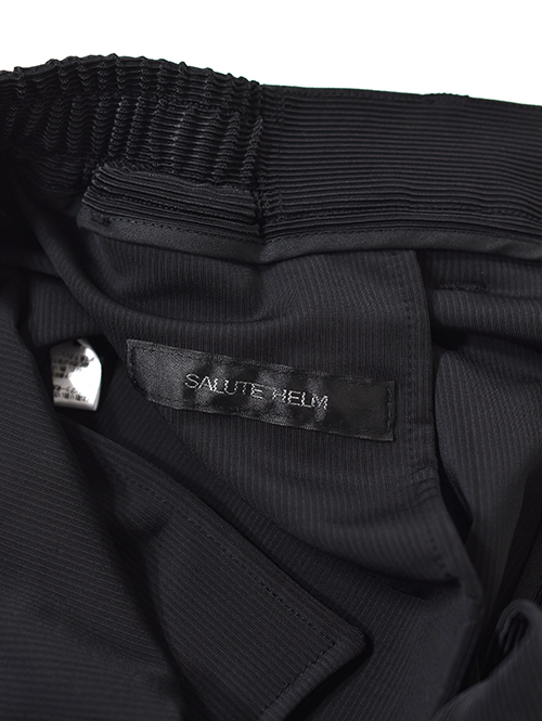 SALUTE HELM  |ロイカ™︎コードピケ リラックスイージーパンツ (66505)  - Black
