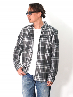 NORTH FACE  USA | ネルチェックシャツ - Black