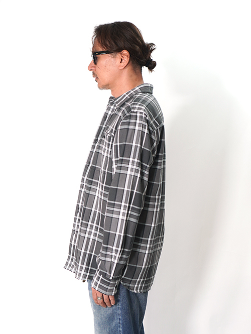 NORTH FACE  USA | ネルチェックシャツ - Black