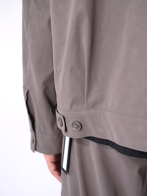 SALUTE HELM  |  ビンテージ フェイクレザー ショート シャツジャケット (36501) - Khaki