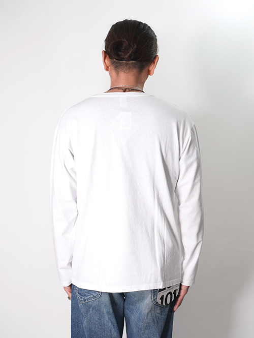 Good on  |  ロングスリーブヘンリーＴシャツ - White