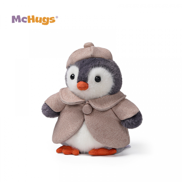Mchugs（マックハグス）Stylish Cape Glacier Penguin｜ジャケットを着たペンギン｜洋服を着たぬいぐるみ｜ぺんぎんのぬいぐるみ